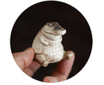 Load image into Gallery viewer, Gohobi Handmade Ceramic YiXing Clay Crocodile Ornament Tea pet
