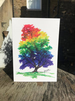 画像をギャラリービューアに読み込む, Rainbow Tree 'Life' Card by Guan Chow