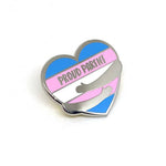 Load image into Gallery viewer, Proud Parent Trans Flag Enamel Pin