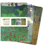 Load image into Gallery viewer, Gustav Klimt: Landscapes Set of 3 Midi Notebooks: Midi Notebook Collections