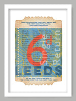 Load image into Gallery viewer, Leeds Ticket To Ride: A4 unframed (PK2)