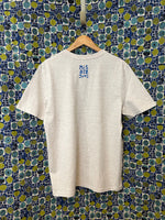 Laden Sie das Bild in den Galerie-Viewer, Daruma Blue on Eco Heather screen printed in house