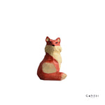 Load image into Gallery viewer, Gohobi handcrafted Wooden Fox Ornament
