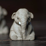 Load image into Gallery viewer, Gohobi Handmade elephant ornaments Tea pet ceramic
