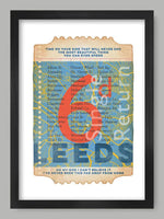 Load image into Gallery viewer, Leeds Ticket To Ride: A4 unframed (PK2)