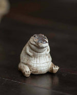 Load image into Gallery viewer, Gohobi Handmade Ceramic YiXing Clay Crocodile Ornament Tea pet
