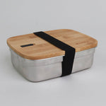 Laden Sie das Bild in den Galerie-Viewer, 1200ml Bamboo Steel Lunch Box
