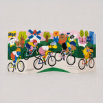Laden Sie das Bild in den Galerie-Viewer, Le Tour Cycling Big Concertina Card by Isa Pirracas
