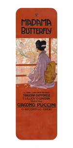Carica l'immagine nel visualizzatore di Gallery, MADAMA BUTTERFLY (1904): Vintage Bookmark
