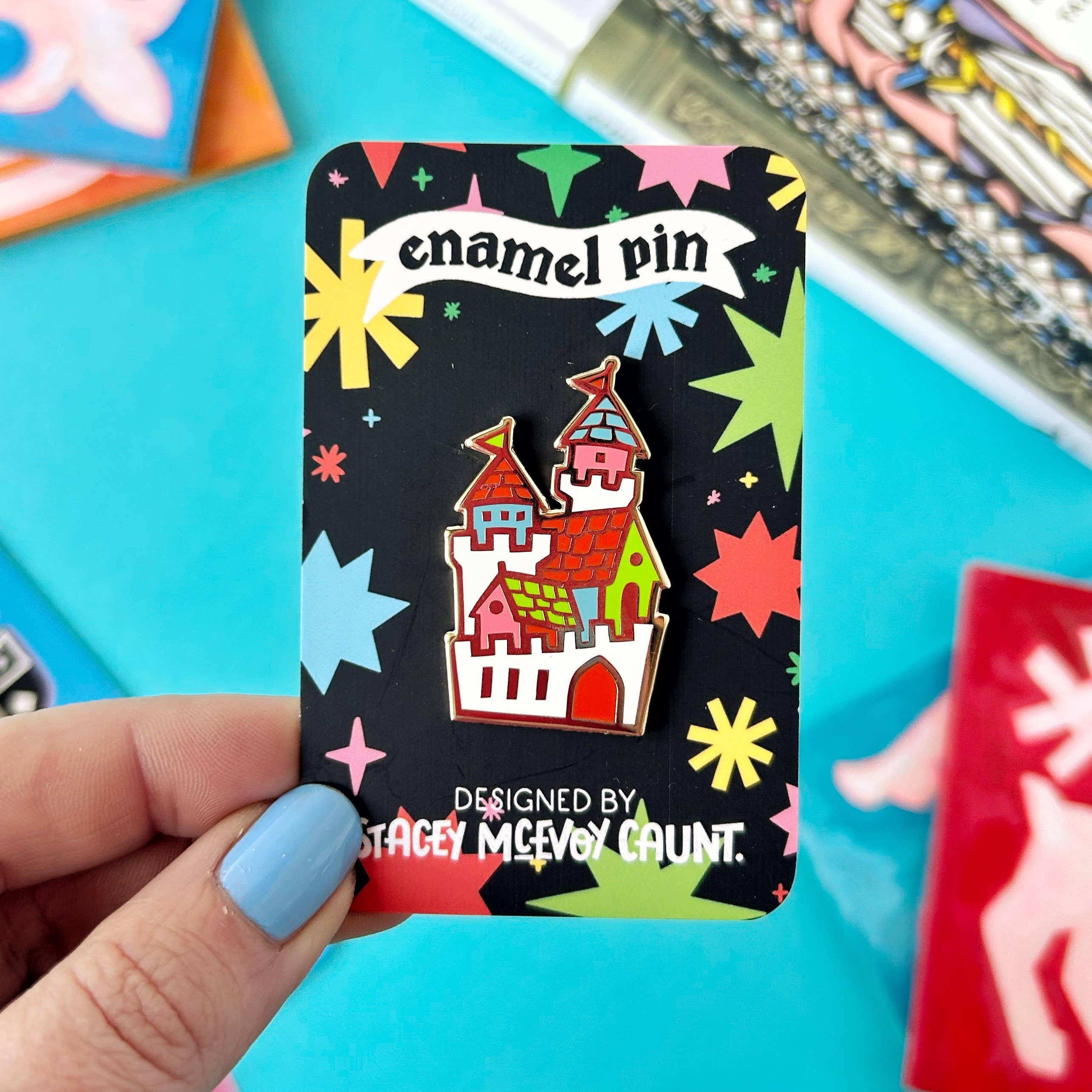 Medieval Castle Enamel Pin