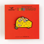 Laden Sie das Bild in den Galerie-Viewer, Magpie x Richard Scarry Cheesecar Enamel Pin
