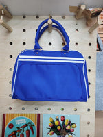 Laden Sie das Bild in den Galerie-Viewer, Retro Bowling Bag Blue
