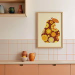 Laden Sie das Bild in den Galerie-Viewer, Pear Unframed Print: Yellow / A4
