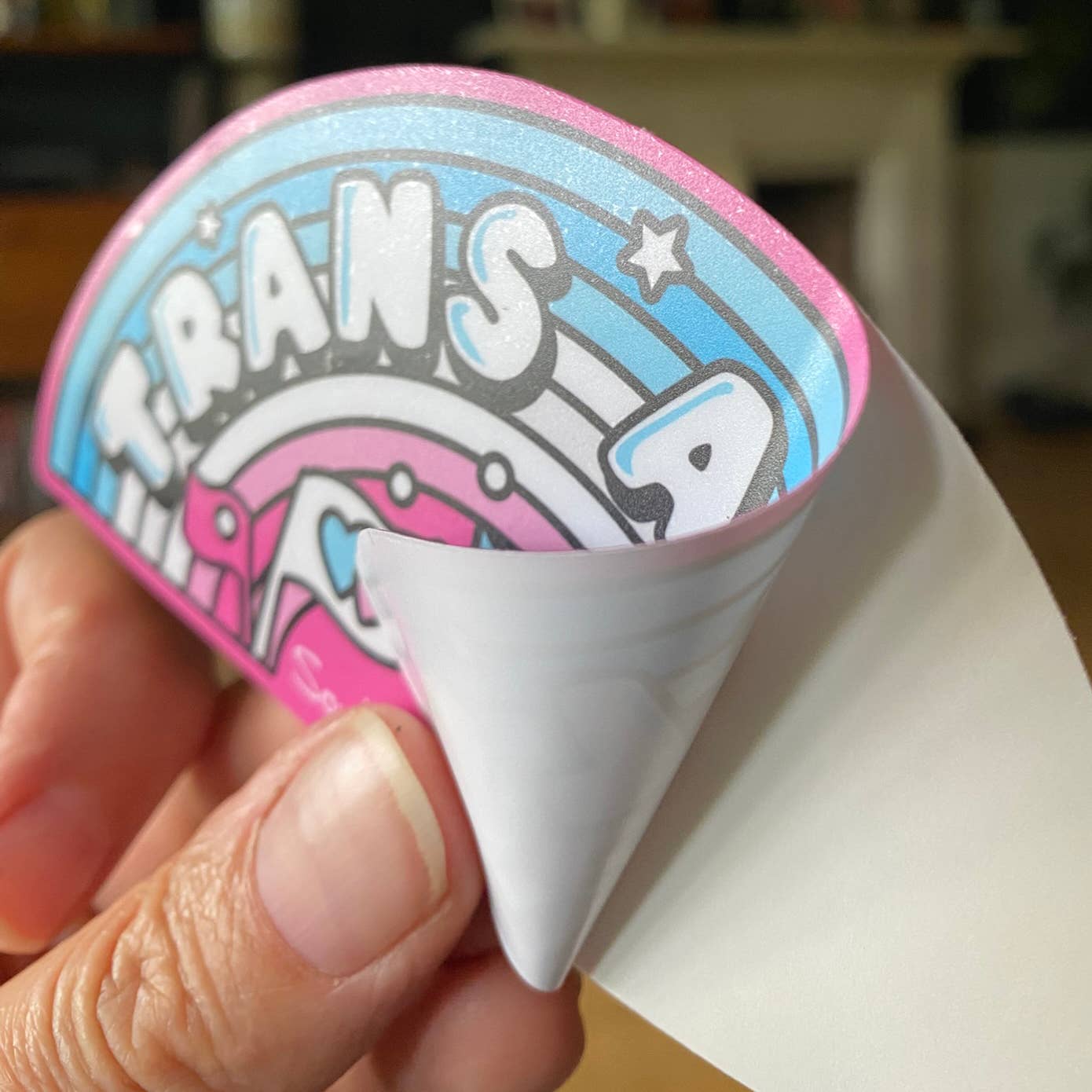 Trans Ally Big Vinyl Sticker