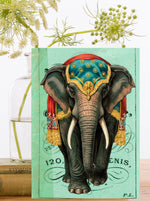 Carica l'immagine nel visualizzatore di Gallery, Elephant Hand Glittered Greeting Card Madame Treacle
