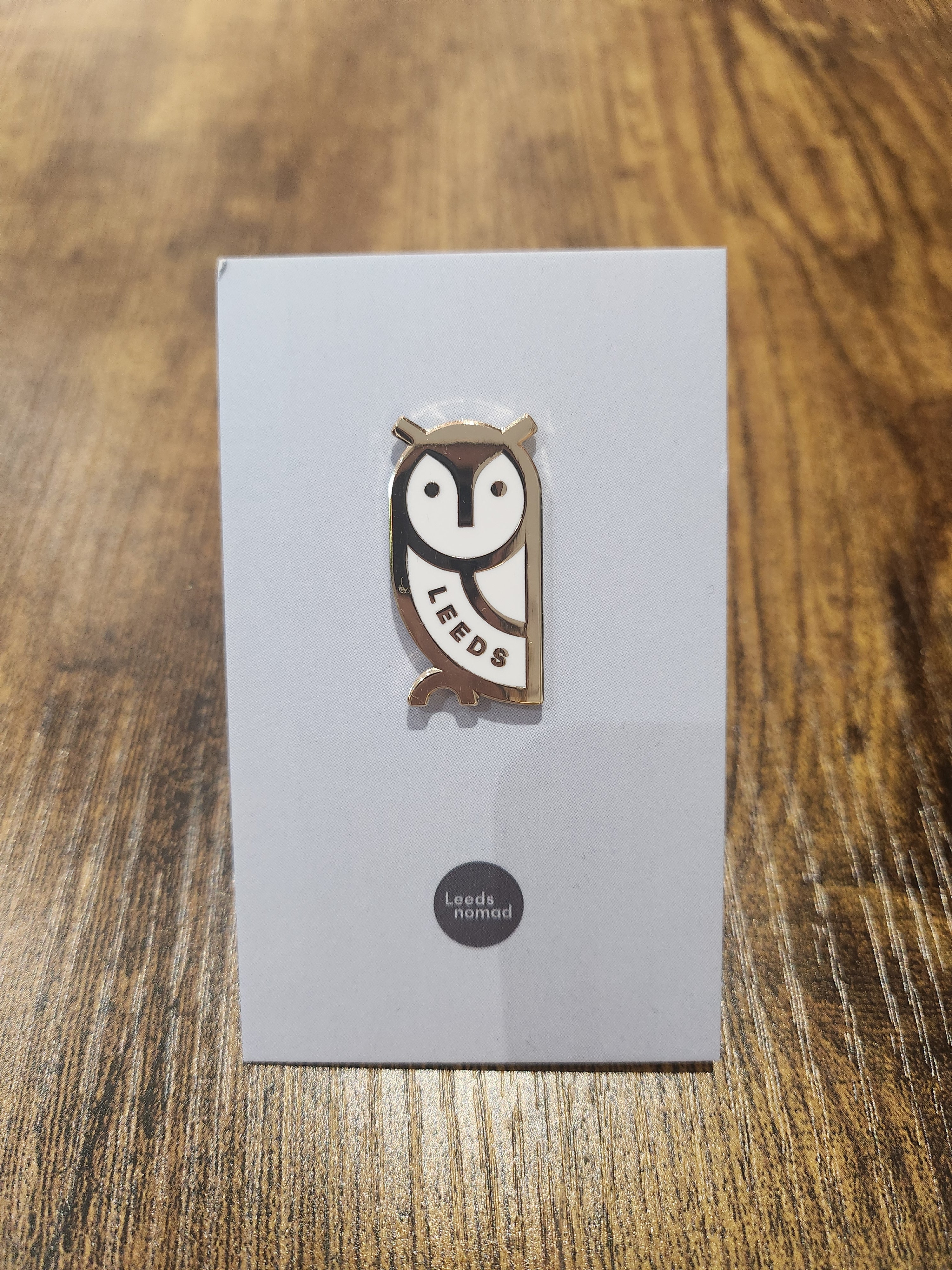 Leeds Owl enamel pin badge