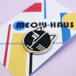 Load image into Gallery viewer, Meowhaus Cat Artist Enamel Pin
