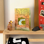Load image into Gallery viewer, Crocodile Rock 3D die-cut kids jungle greetings card by Toby Rampton
