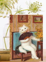 画像をギャラリービューアに読み込む, Puss with Fan - Madame Treacle
