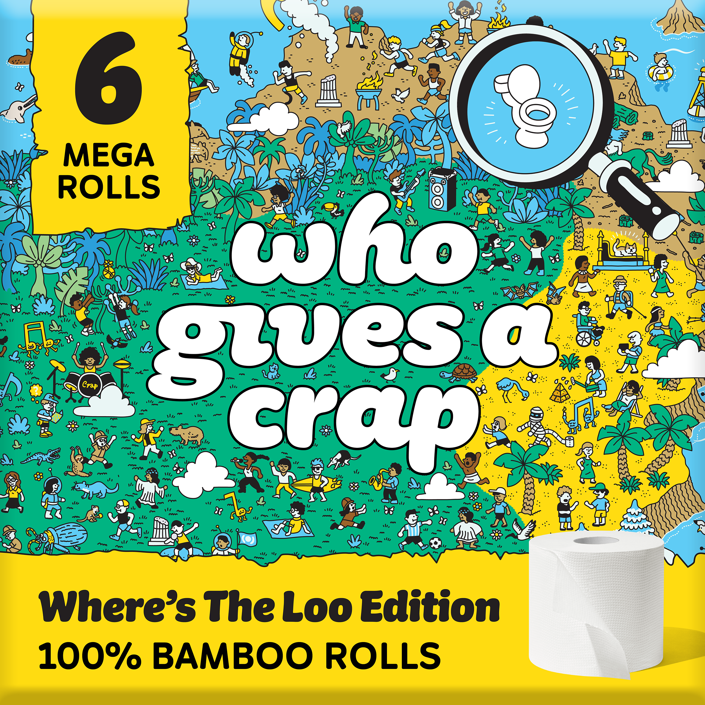 Extra Soft Limited Edition Toilet Tissue 6 Mega Rolls