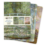 Carica l'immagine nel visualizzatore di Gallery, Claude Monet Set of 3 Standard Notebooks: Standard Notebook Collection
