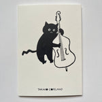 Laden Sie das Bild in den Galerie-Viewer, Jazz Cats Card - Trumpet and Cello Takako Copeland
