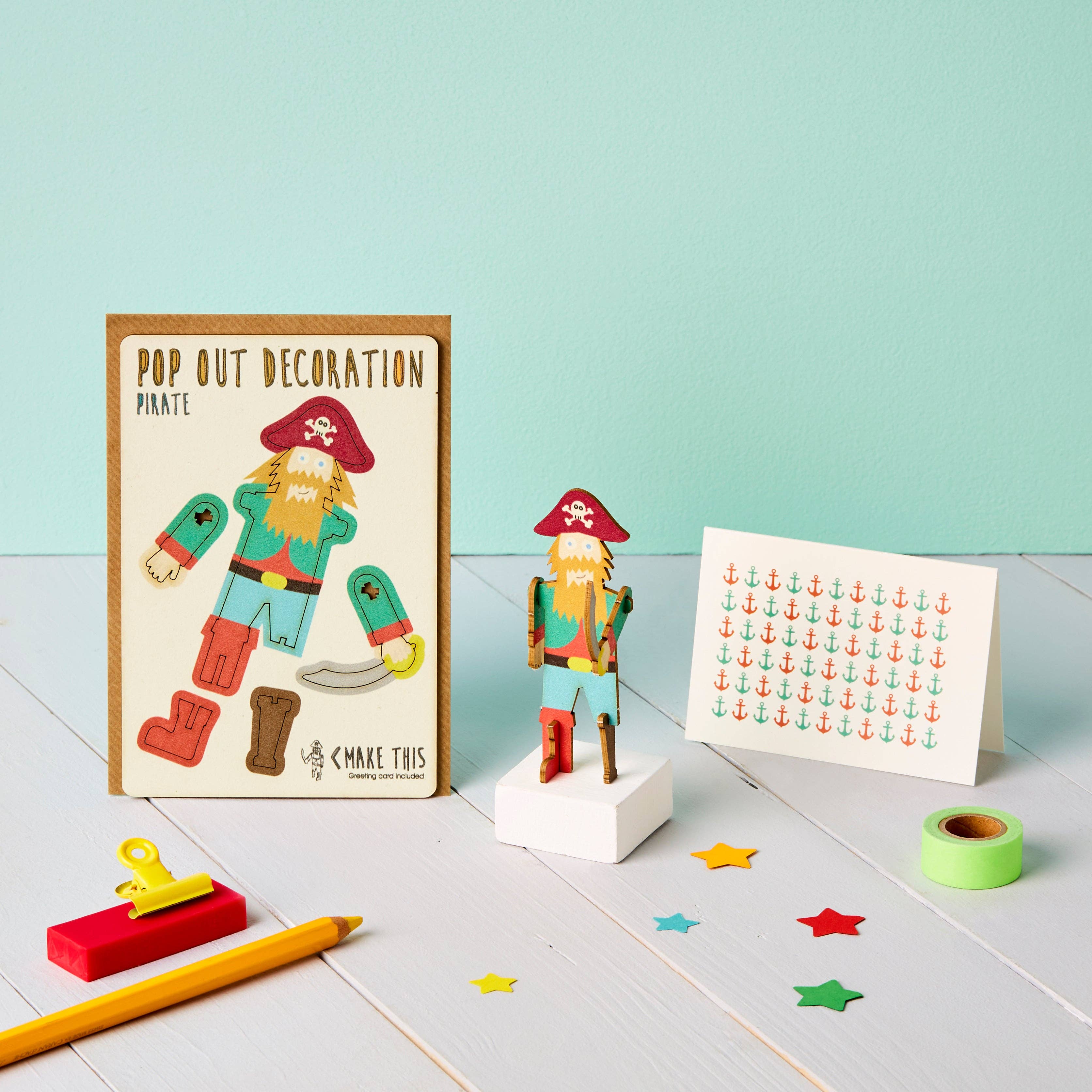 Pop Out Pirate Greeting Card