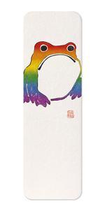 Load image into Gallery viewer, RAINBOW FROG: Japanese Bookmark
