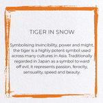 Load image into Gallery viewer, TIGER IN SNOW: Japanese Greeting Card
