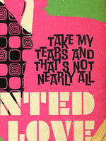Load image into Gallery viewer, Tainted Love - Music Poster Print: A4 unframed
