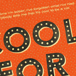画像をギャラリービューアに読み込む, Cool for Cats - Poster Print.: A4 unframed by The Northern Line
