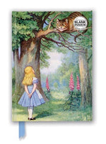 Load image into Gallery viewer, Alice and the Cheshire Cat Foiled Blank Journal/Notebook
