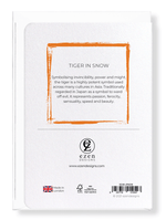Load image into Gallery viewer, TIGER IN SNOW: Japanese Greeting Card
