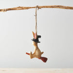 Load image into Gallery viewer, Flying Bunny Rabbit on Broomstick

