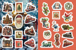 Laden Sie das Bild in den Galerie-Viewer, Vintage Victorian Christmas Sticker &amp; Activity Book
