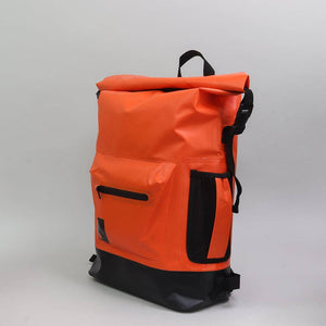 Dry Bag Roll Top Rucksack Orange