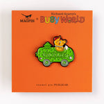 Carica l'immagine nel visualizzatore di Gallery, Magpie x Richard Scarry Picklecar Enamel Pin
