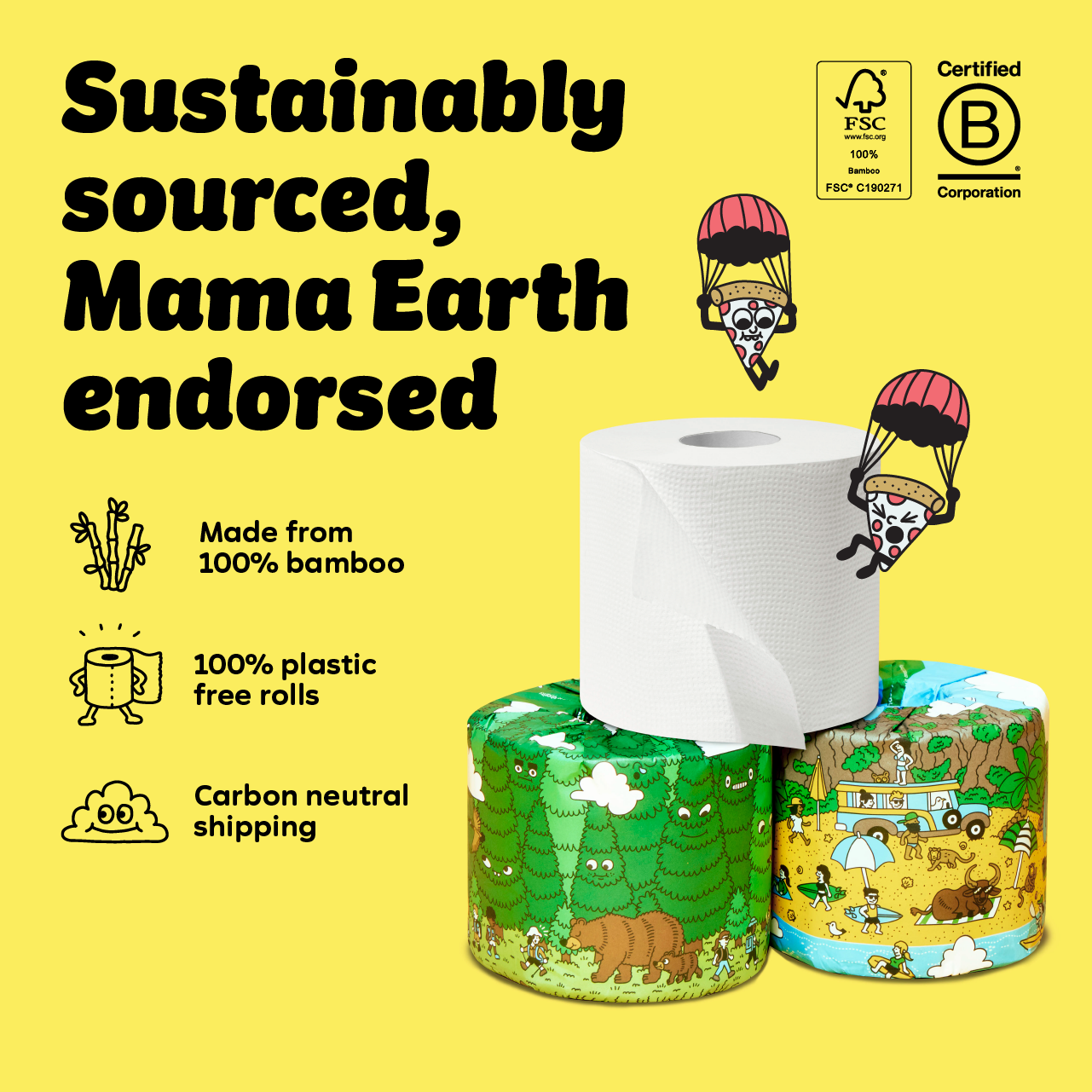 Extra Soft Limited Edition Toilet Tissue 6 Mega Rolls