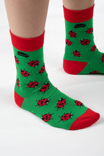 画像をギャラリービューアに読み込む, Ladybird socks UK 3-7 (EU 36-40)
