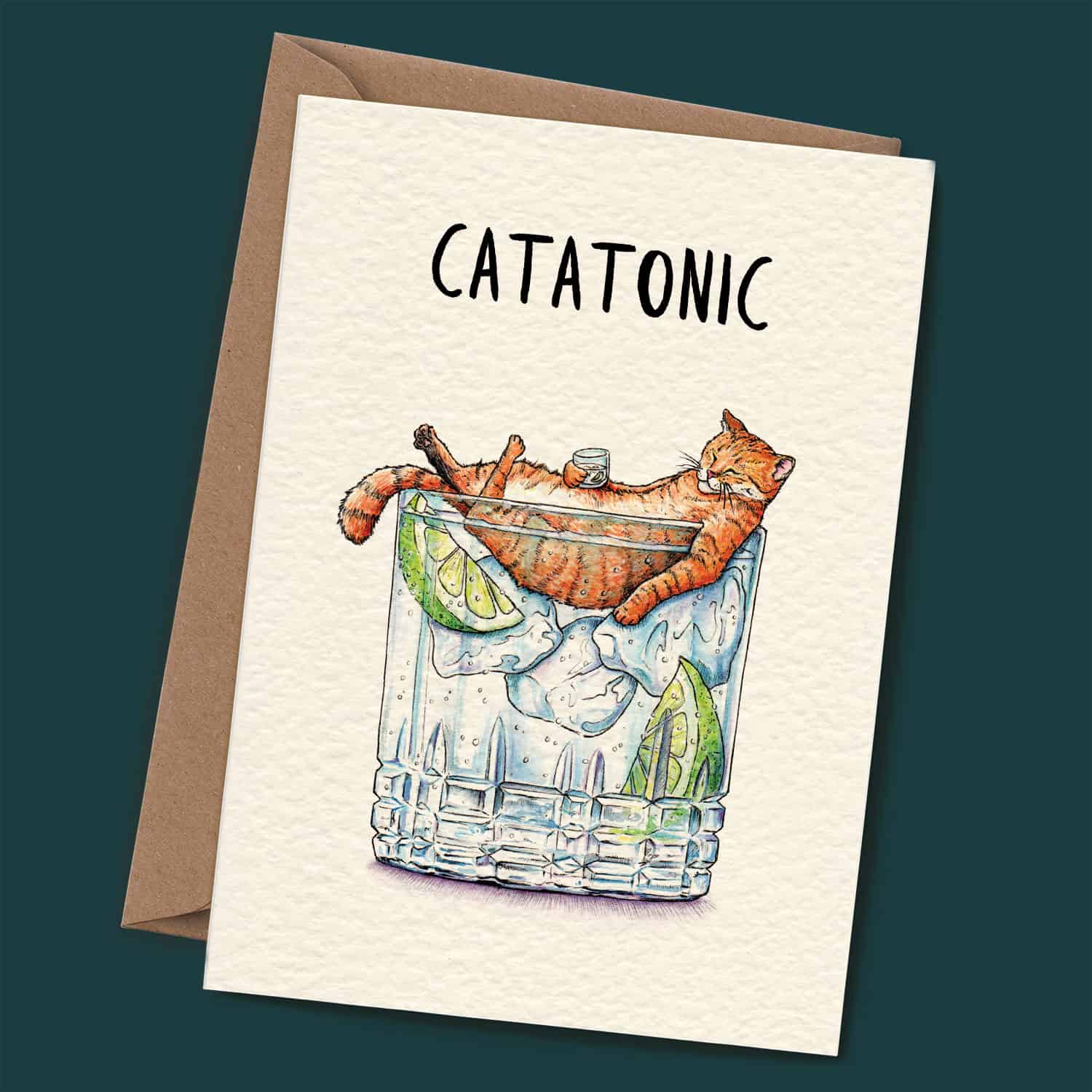 Catatonic Card - Everyday Card: 5" x 7"