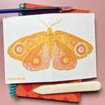 Carica l'immagine nel visualizzatore di Gallery, Moth Card: Single card by Takako Copeland
