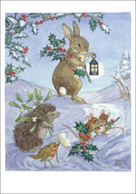 Load image into Gallery viewer, Molly Brett: Christmas Animals Small Holiday Cards
