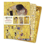 Load image into Gallery viewer, Gustav Klimt Set of 3 Standard Size Notebooks

