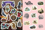 Load image into Gallery viewer, Oddities &amp; Curiosities Sticker, Colour &amp; Activity Book
