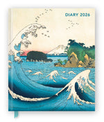 Load image into Gallery viewer, Japanese Woodblocks 2026 Desk Diary Planner - Week to View
