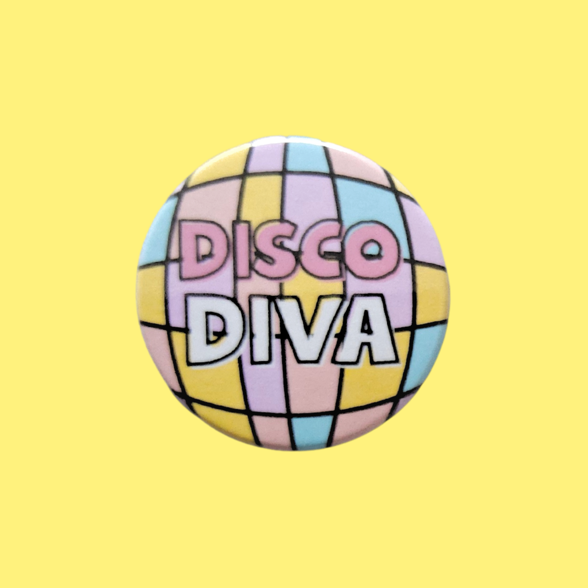 Disco Diva - Disco pin badge