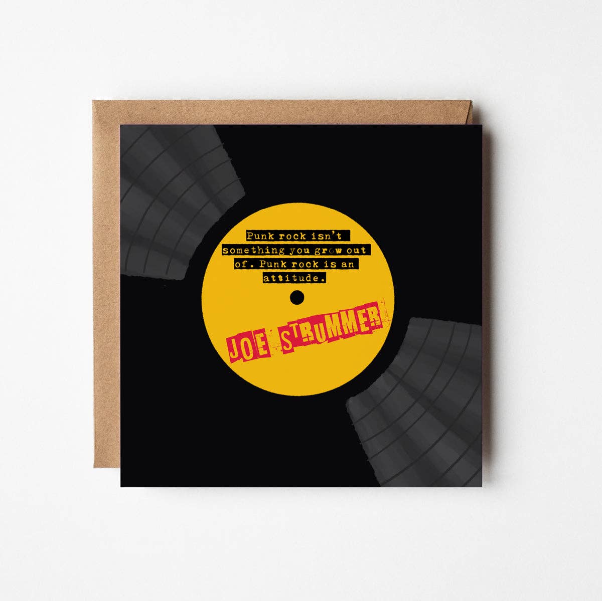 Punk - blank greetings card Design Smith