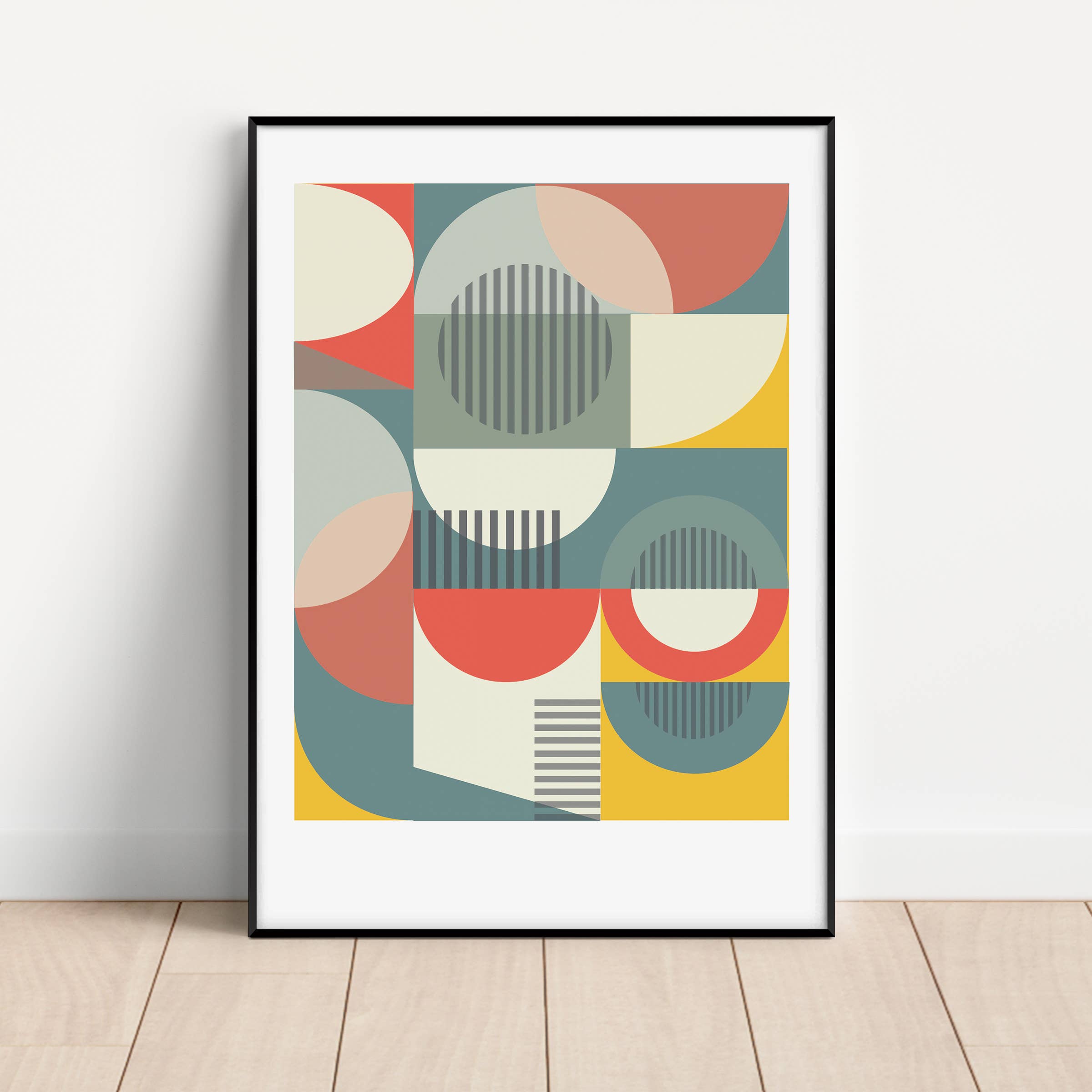 Brandt Unframed Print: Blue / A4