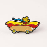 Load image into Gallery viewer, Richard Scarry Hotdog Car Enamel Pin
