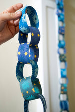 Laden Sie das Bild in den Galerie-Viewer, Blue and Yellow Paper Chain Kit
